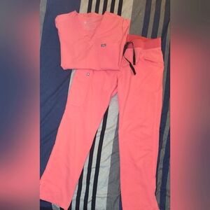 Figs Set Neon Pink Small